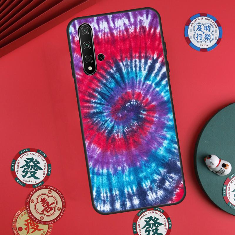 Rainbow Spiral Tie Dye For Huawei Nova 11 Pro 9 10 SE Y70 Y60 Y90 Y61 Y91 Y73 Y72 12s 12i 11i 8i P30 P40 Lite Case