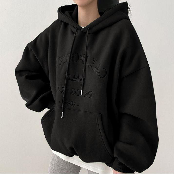 

Шикарные женские свободные толстовки в гонконгском стиле — универсальные, стильные и легкие для весны, осени и зимы. L