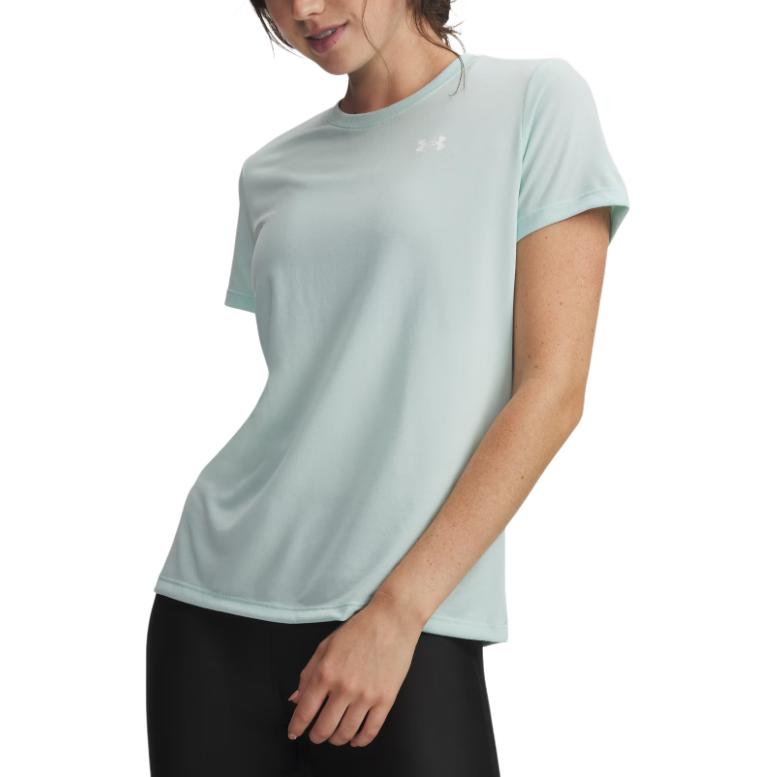 Under Armour Ua Tech Round Neck Logo Loose Short Sleeve T-Shirt Women tops 1384231-703 XL