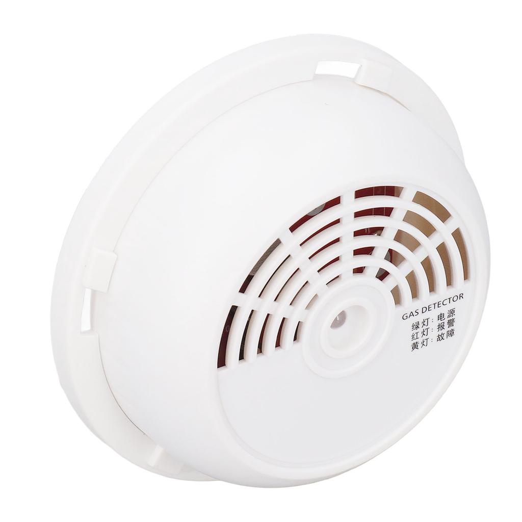 Natural Gas Detector ABS Ceiling Network Alert Sound and Light Alert Gas Alarm for Home Safe 12?28V