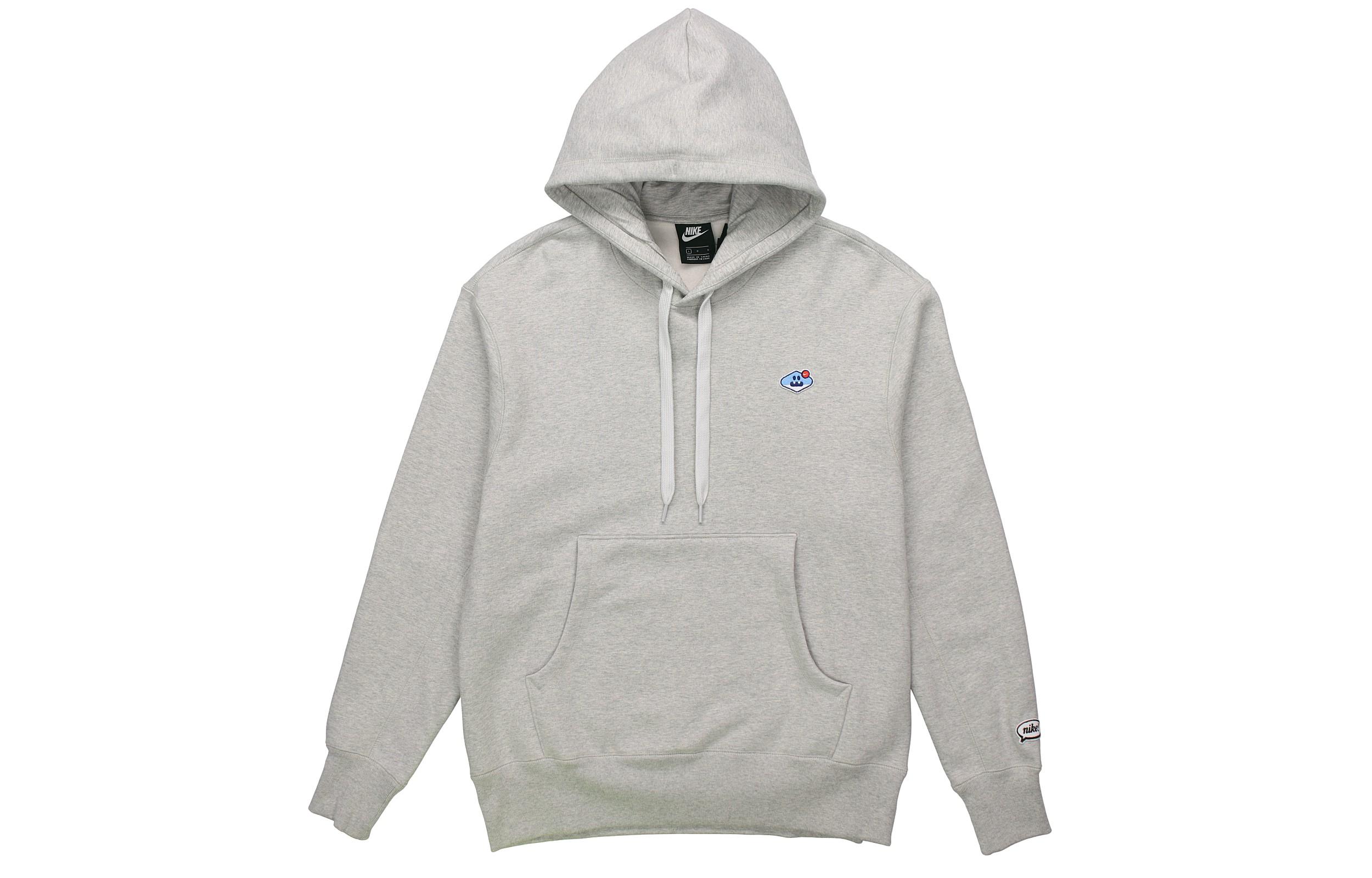 Nike Sweatshirts Men s Gray Hooded Moderate Regular CZ2338-050 L