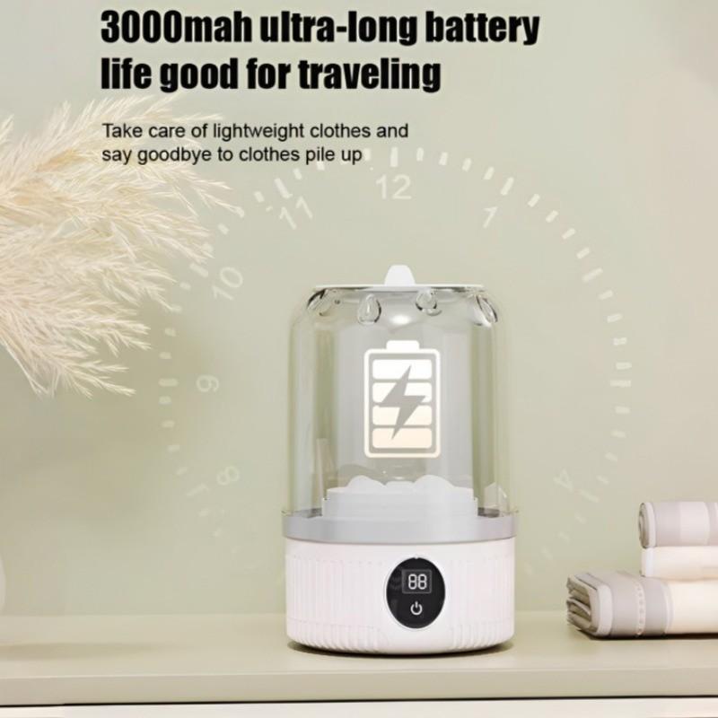 Portable Mini Electric Washer Small Travel Quickwashing Underwear Washing Machine Intelligent Identification Laundry Equipment