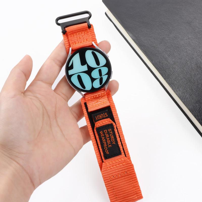 Nylon Quick-Release Hook-and-Loop Watch Band for Huawei GT3/4 - 20mm/22mm