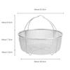 Frying Sieve Multi Functional Fryer Basket Frying Basket with Handle Must Have Kitchen Accessory for Deep Fried Delights