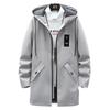 Frühling Herbst Herren Lässig Locker Übergröße Hochwertiger Kapuzenmantel Herren Klassischer Modetrend Langer Windbreaker