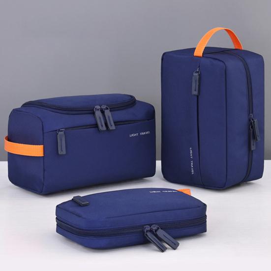 Wasserdichte Reise-Kulturbeutel für Männer Frauen Weit zu öffnende aufblasbare Kosmetik-Make-up-Organizer-Tasche mit Griff für Shampoo Conditioner Make-up-Zubehör