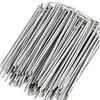 25/50Pcs U-Shaped Garden Pins Garden Stakes Staples, Heavy Duty Yard Lawn Tent Stakes Securing Pegs for Weed, U-shaped Tent