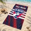 FC Dallas Custom Name Beach Towels Also Serve As Bath Towels Summer Essential a Musthave for the Outdoors the Beach and the Pool
