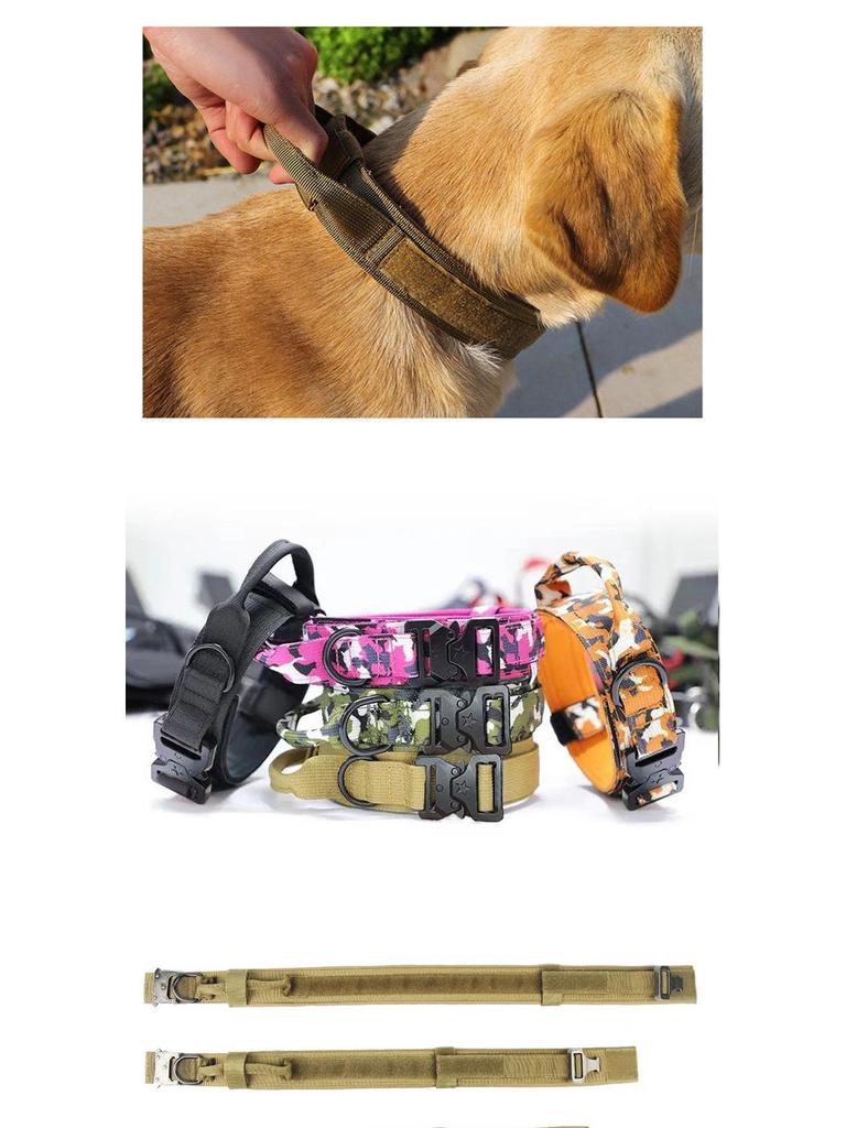 Outdoor Tactical Dog Collar for Medium To Large Breeds - Military-Grade Training Neck Collar, In Stock