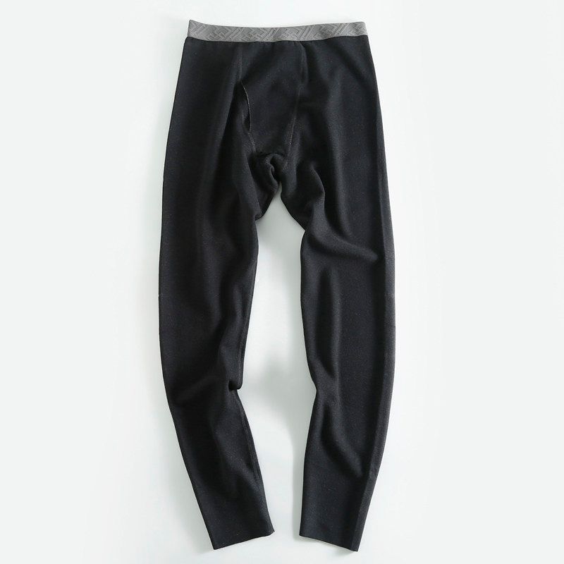 ~ Export Remaining Orders Cattle Goods Winter Overplus Order Men's Elastic Waist Leggings Autumn and Winter Inner Wear Long Johns Warm-keeping Pants