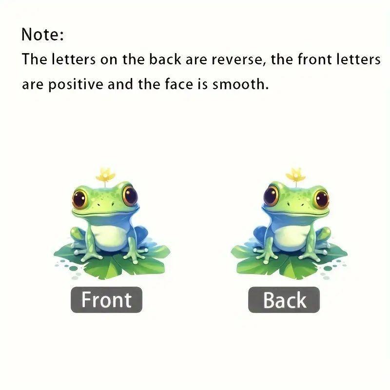 Cartoon Eyecatching Style Acrylic Frog Car Ornament For Unique Decor Interior