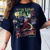 2026 New Vintage Unisexficent Dragon and Sorcerer Mickey Print WoUnisex High Quality Relaxed Plus Size Short Sleeve Top