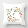 Nordic Floral Letter Pattern Throw Pillow Cover With Short Plush Print Living Room Sofa Decoration Cushion Cover Pillow Covers