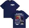 2025 Summer Rapper Kadec Santa Anna Tour Graphic Tshirt Men Retro Hiphop Fashion Tshirt Loose and Comfortable Oneck Tshirt