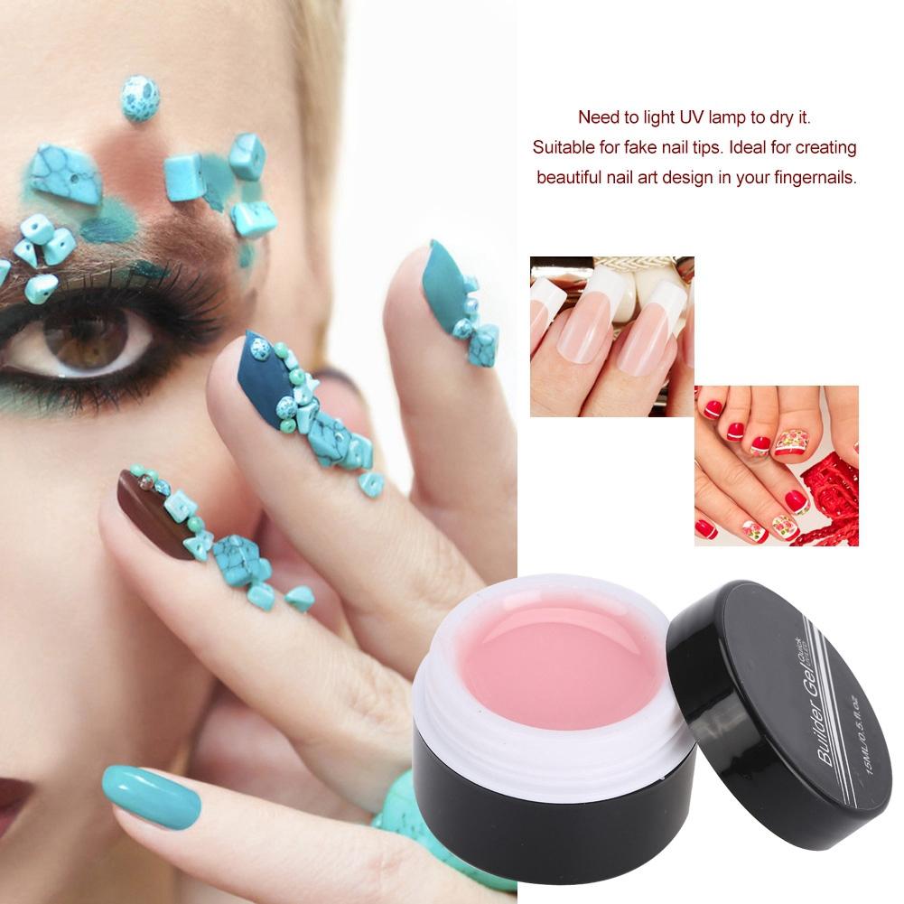 Nail Extension Gel Adhesive Glue Fake Nail Tips UV Gel Builder 21