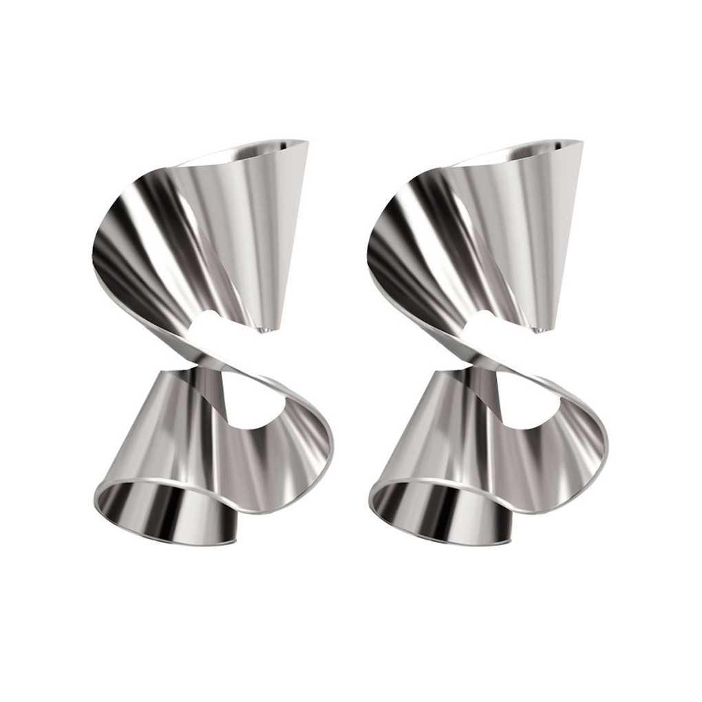 

1 Pair Irregular Exaggerated Proms Party Earrings Girl Alloy Sparkling Ethnic Vintage Bohemian Ear Studs срібний