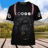 Fashion Photography Pattern T-Shirt For Men Uniform 3D Printed Tees Summer Casual Short Sleeve O-Neck Tops Oversized T Shirts