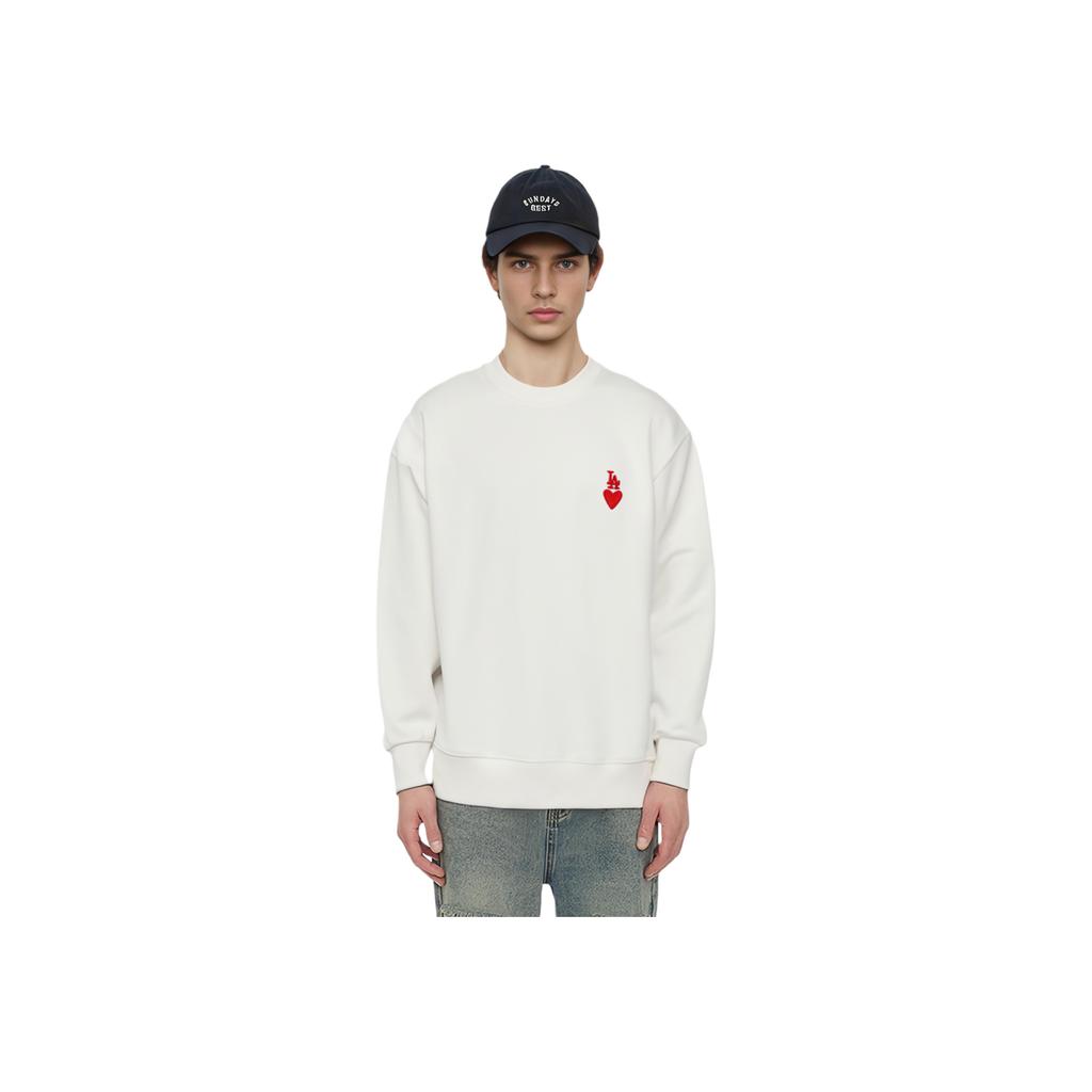 New MLB Sweatshirts Unisex White 3AMTH0314-07IVS