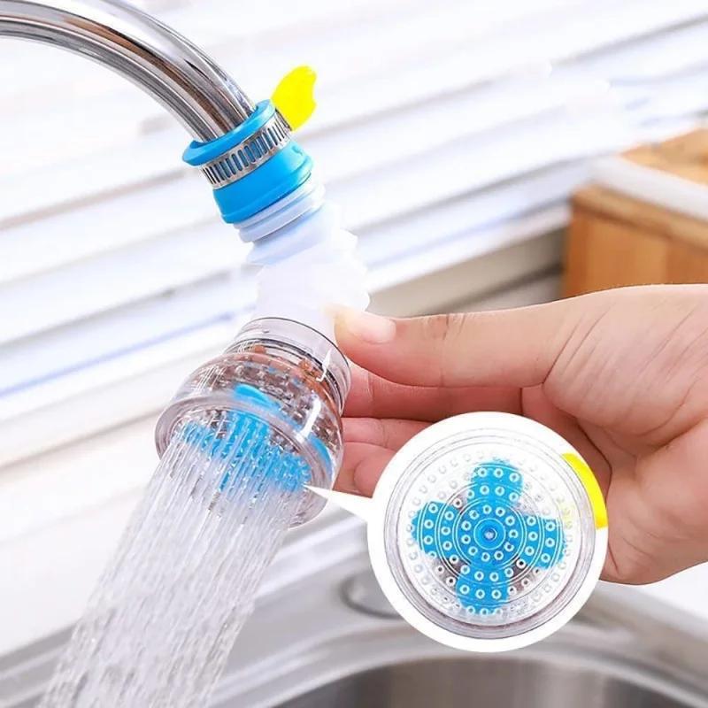 Hot Retractable Faucet Extender Filter Adapter Anti-Splash Filter Transparent Faucet Filter Nozzle with Water Purification New