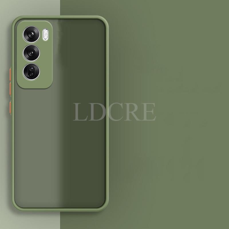 For OPPO Reno 12 Pro Case Silicone TPU Matte Cover Reno 12 Pro Case Reno 12 Pro Case Phone Protector Transparent Back Capa