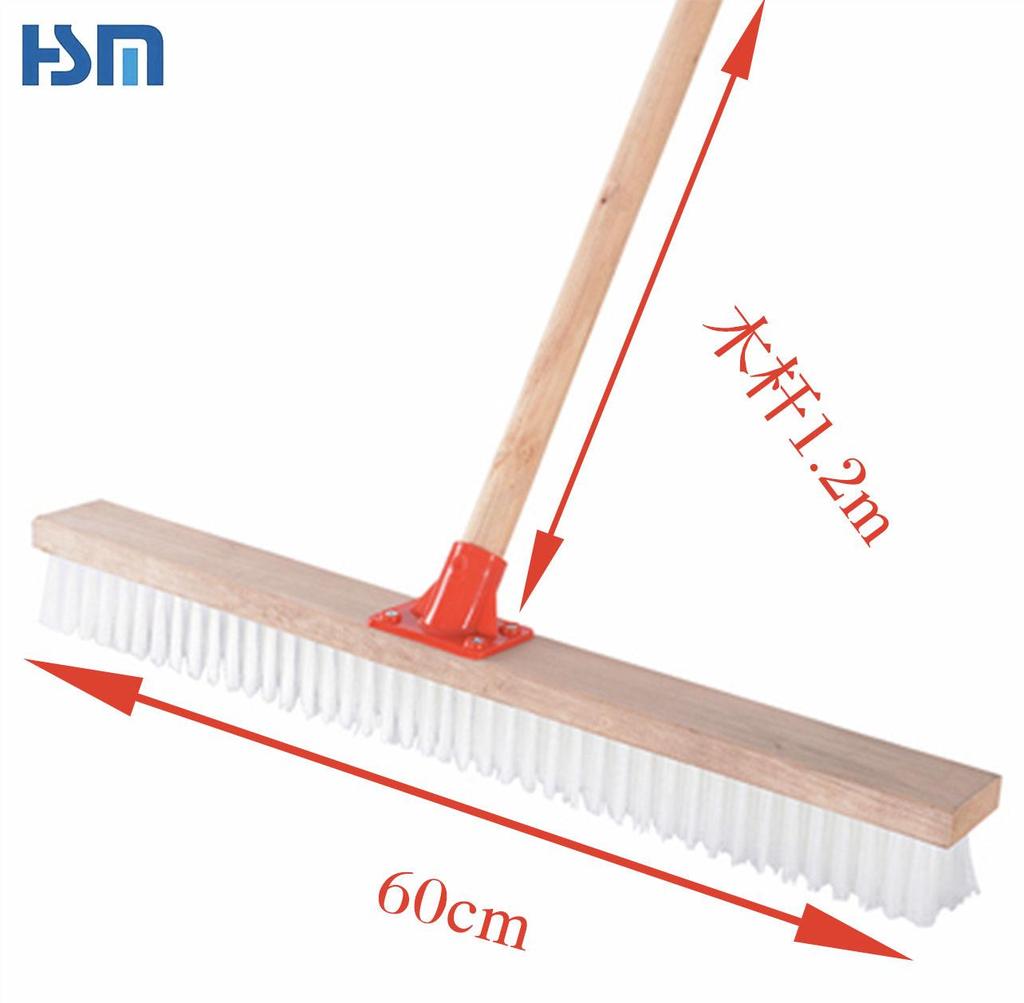 Stiff Bristle Metal Floor Scrubbing Brush with Long Handle for Kitchen, Bathroom, Tile, Moss, Rust, and Oil Stain Removal