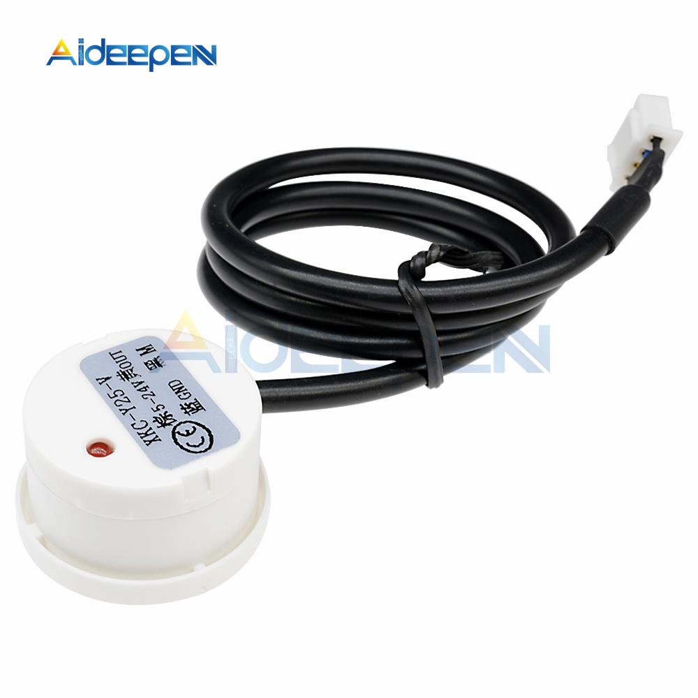 

DC 5V 12V 24V XKC Y25 Non Contact Liquid Level Sensor Switch Detector Outer Adhering Type Level Sensor NPN PNP Rs485 Interface XKC-Y25-NPN 5-12V