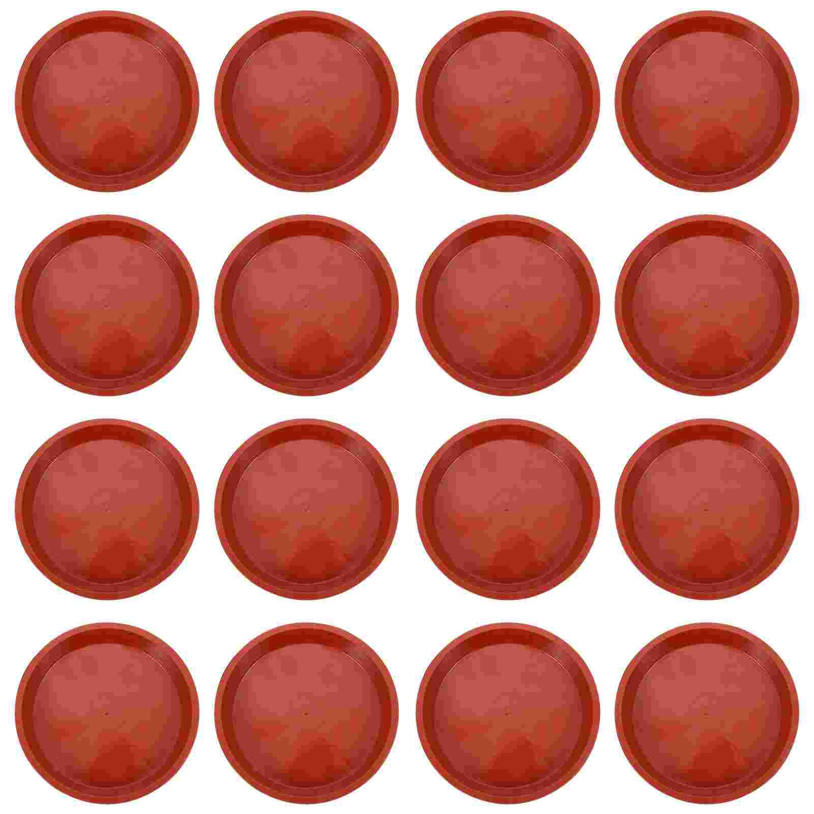 

Растительный горшок блюдце круглый плоский боковой поднос коврик тарелки квадратный сервировочный пластиковый сырье темно-красного