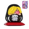 In Stock 6Cm One Piece Anime Q Version Figure Nika Luffy Zoro Sanji Cos Super Dharma Figurine Pvc Car Ornament Statue Model Toys