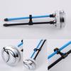 Dual Button Toilet Tank Parts Extended Toilet Tank Repair Tool Simple Install for Easy Installation & Silent Flushing