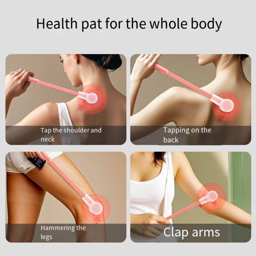 Langlebiger Gua Sha Massage-Stab mit langem Griff Entspannende Nacken- und Körpermassage zur Linderung von Müdigkeit Silikon Meridian-Stab