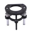 Router Lifting Base 2 Jaw Clamping Hand Crank Lift Base for 64 66mm Small Trimming Machine Slotting Chamfering Black