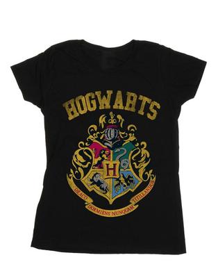 Womens/Ladies Hogwarts Varsity Cotton T-Shirt
