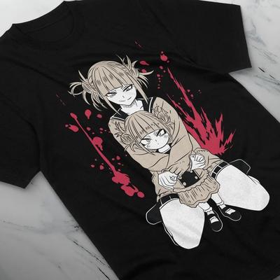 2026 Summer Fashion Trendy Men Women Vintage Top  Himiko Toga T-Shirt Hero Izuku Midoriya Girl Kawaii Shirt All Size Cotton