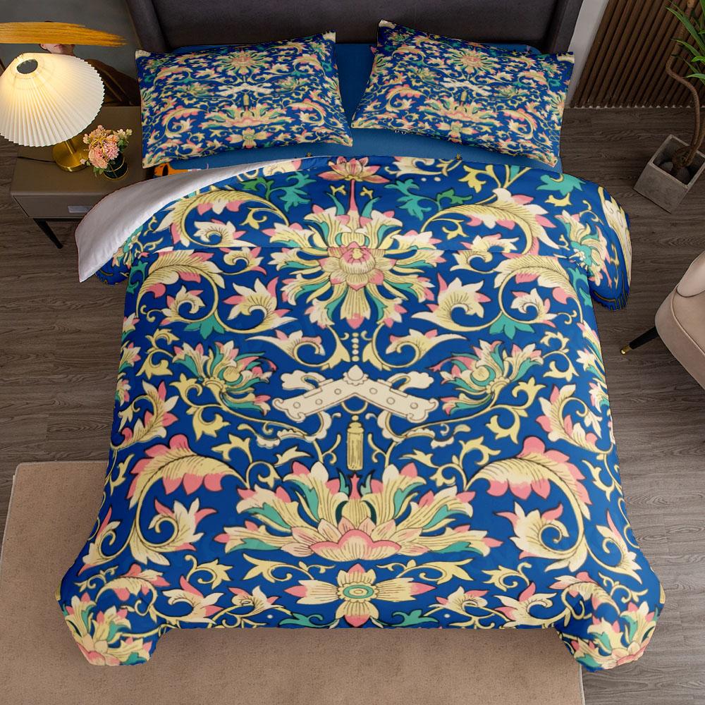 Gemblue Bushes Fox Duvet Cover Set King Queen Double Full Twin Single Size Bed Linen Set