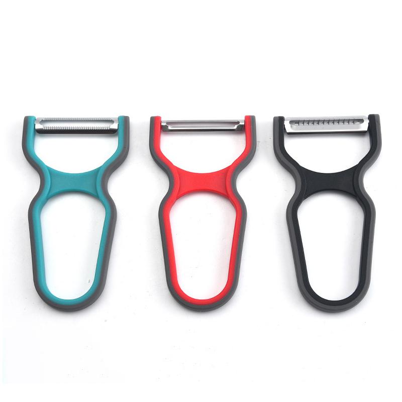 

3 шт., многофункциональная картофелечистка из нержавеющей стали, измельчитель фруктов и овощей, мини-терка, набор терок, разные цвета, кухонные инструменты