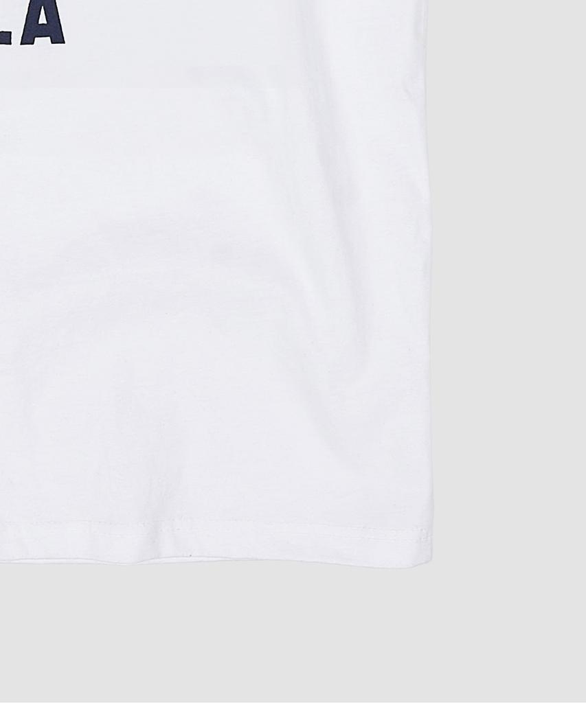 PAPERBOY Navy U.S.A Short Sleeve T-Shirt - White & Navy