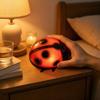 Yousheng Glowing Ladybug Night Light, Resin Bedside Lamp for Kids, Cute Insect Shaped Table Decor for Bedroom, Funny Small Lamp
