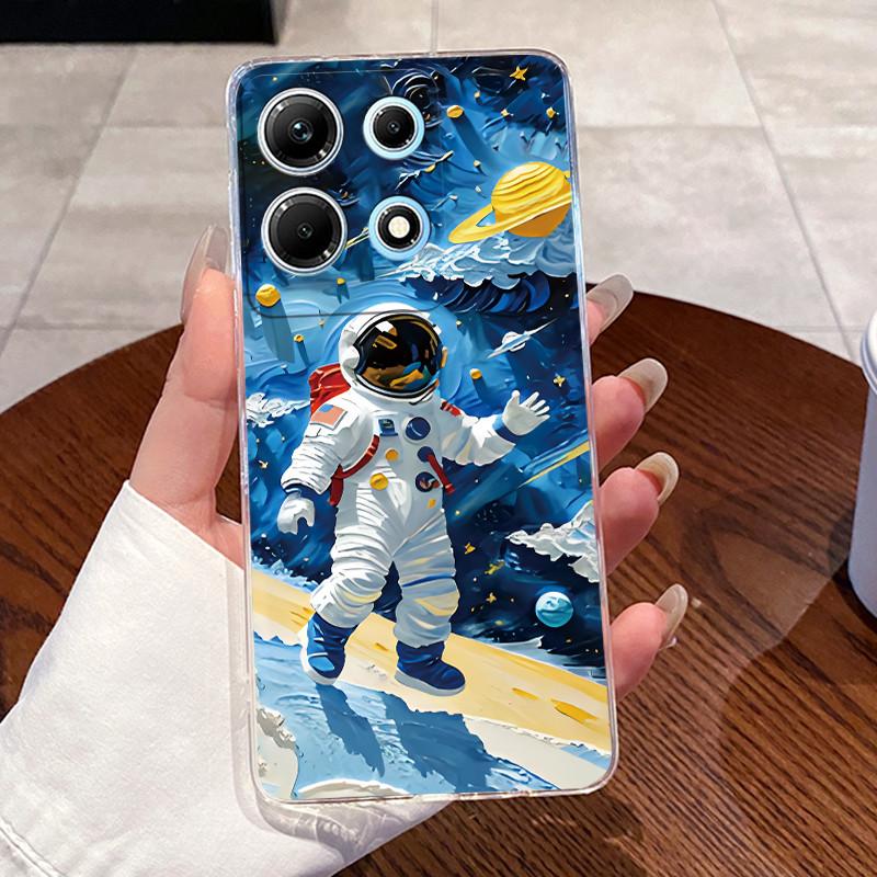 For Infinix Note 30 Case X6833B X6716B X6711 Note30 5G Lovely Cartoon Transparent Soft TPU Phone Case For Infinix Note 30 Cover