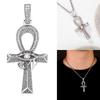 Fashionable Eye of Horu Crosses Keyring Pendant Charm Sturdy Brass Materials for Stylish Ladies Women Casual Wear