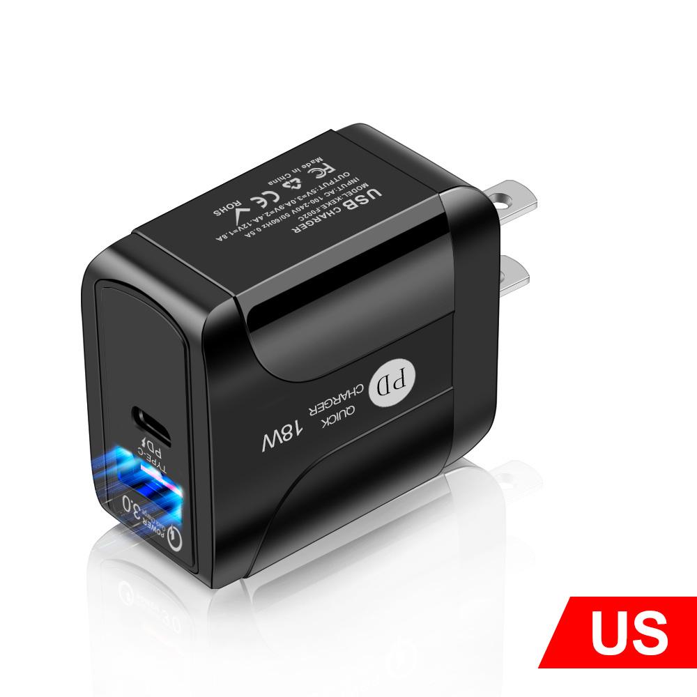 18W USB And TypeC Phone Charger