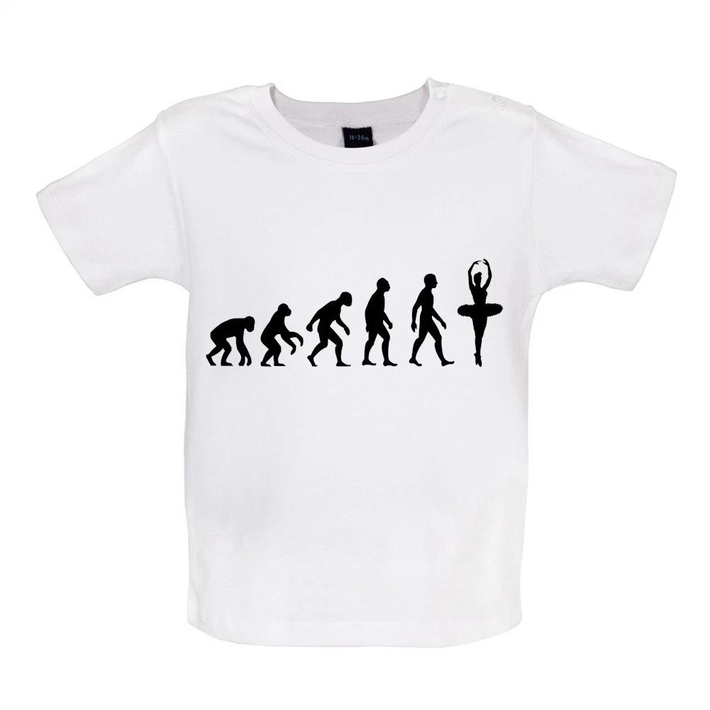 Evolution of Man Ballet Dancer - Baby/Romper - Dancing Ballerina 150