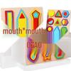 Montessori Wooden Geometric Shape Puzzle Blocks for Early Education