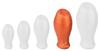 Plug Egg Ass L 10.5 X 6.3cm Orange - EggPlay - Plugs Silicone