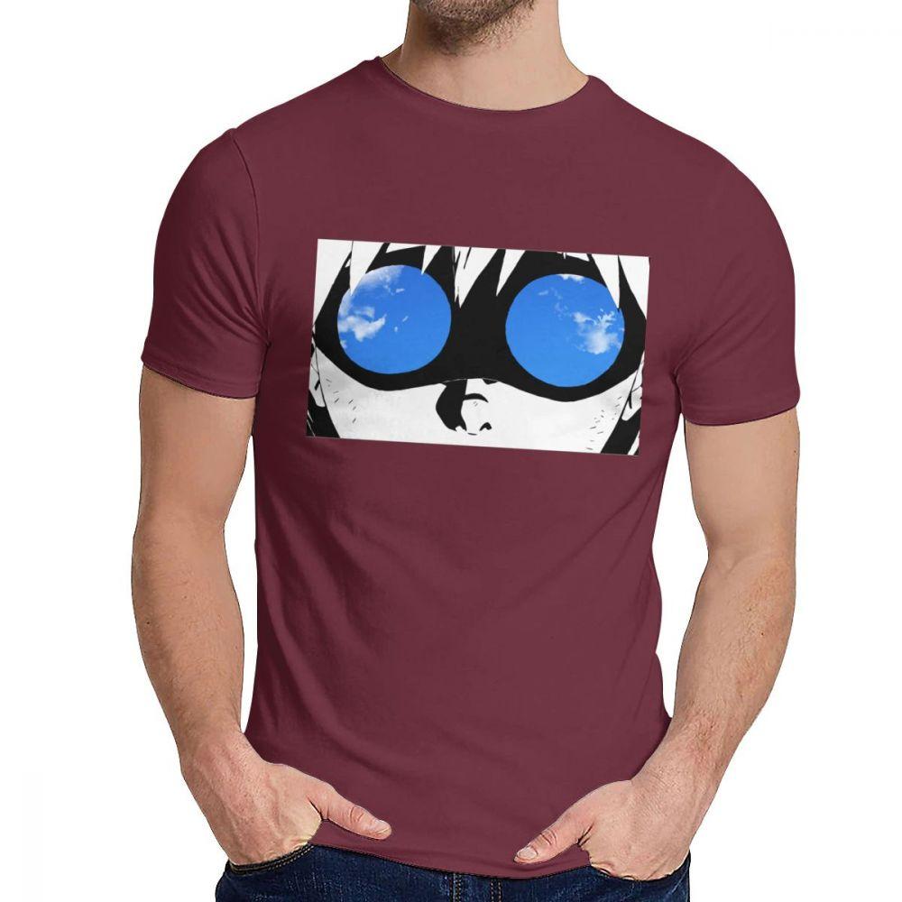 O Neck Gurren Lagann Simon Kamina T Shirt Graphic Print Unisex Soft Slim Top Tee Free