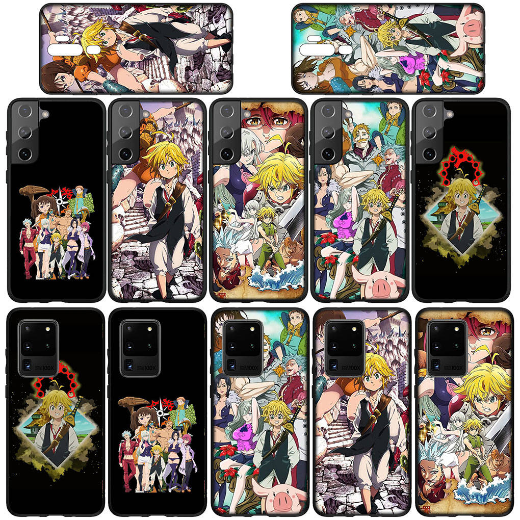 Phone Case for Samsung Galaxy S25 S24 S23 iPhone 16 15 Xiaomi Redmi Note 14 13 12 16E X 11 Pro Max OPPO Moto Huawei Cartoon Seven Deadly Sins Meliodas