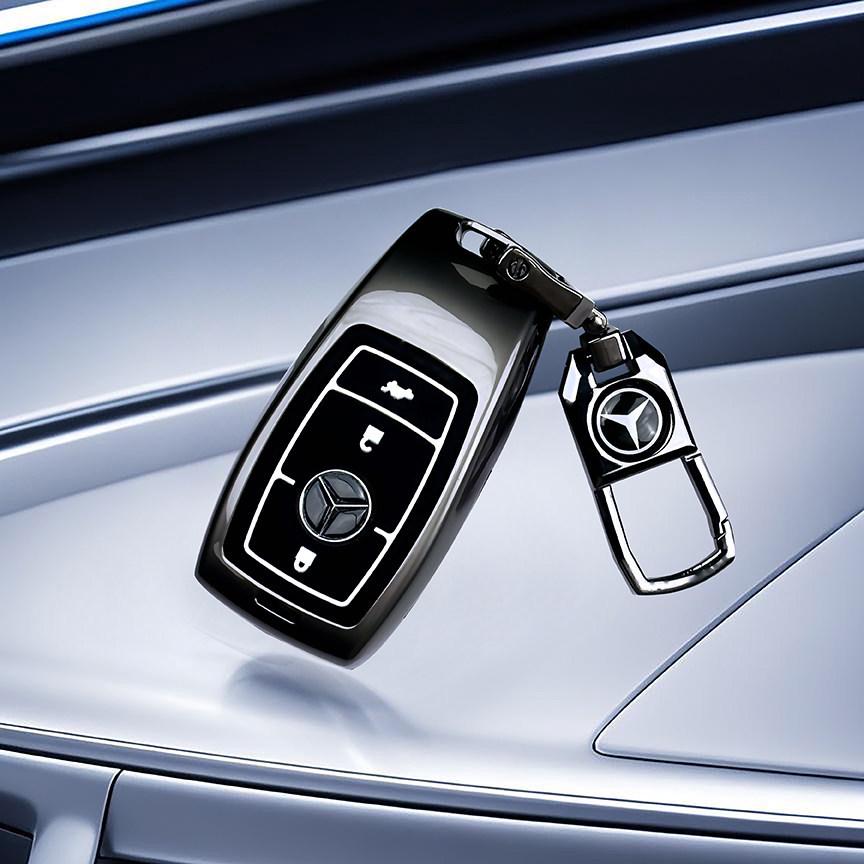 Mercedes-Benz Schlüsselabdeckung: Zinklegierung Silikon für A-Klasse, C-Klasse, E-Klasse