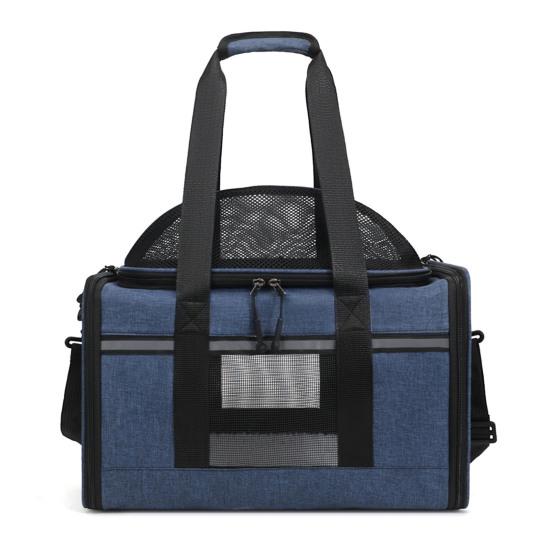 Mesh Cat Carrier Bag Pet Travel Tote with Adjustable Shoulder Strap Breathable Pet Carrier Cross Body Bag for Small Dogs Cats