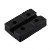 Safe Lifting with Heavy Duty Rubber Support Block Prevents Damage
