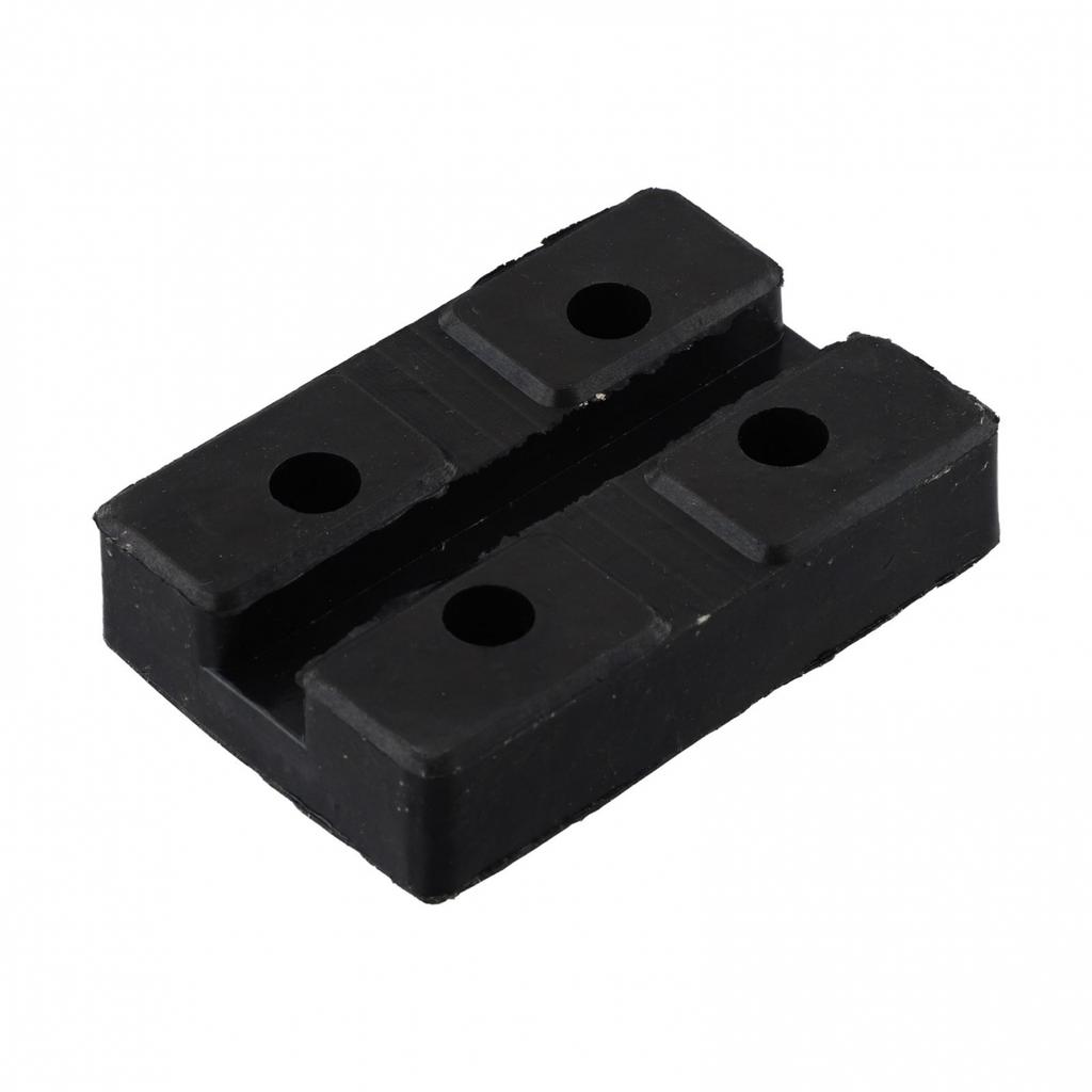 Safe Lifting with Heavy Duty Rubber Support Block Prevents Damage