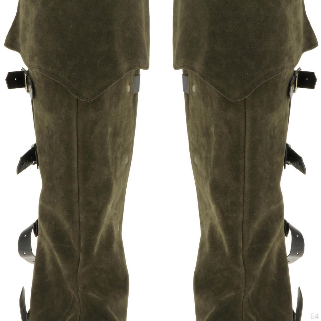 Boot Covers for Pirate Cosplay Adults PU
